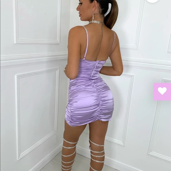 purple dress - Picture 3 of 6